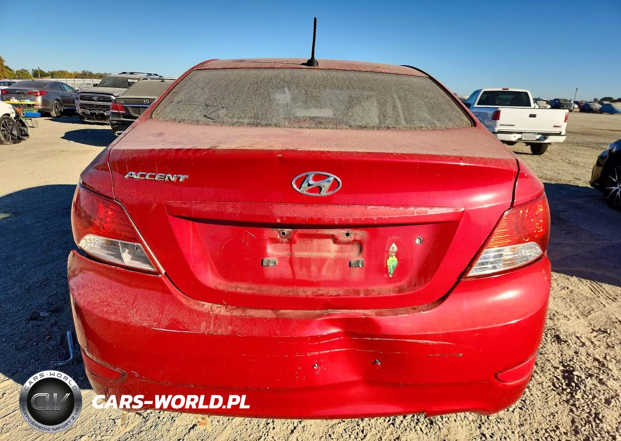 2013 Hyundai Accent Gls VIN:KMHCT4AE1DU521745 - 6