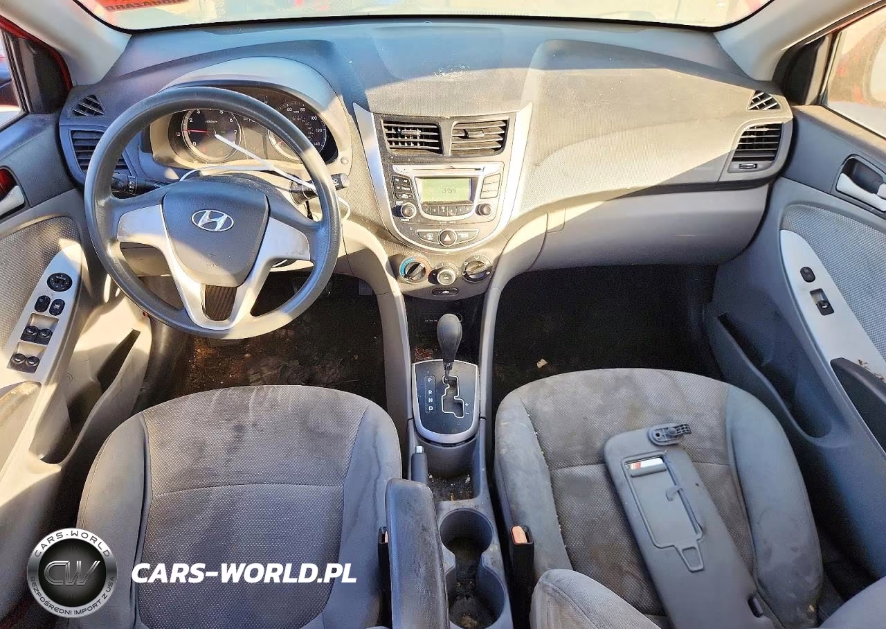 2013 Hyundai Accent Gls VIN:KMHCT4AE1DU521745 - 8