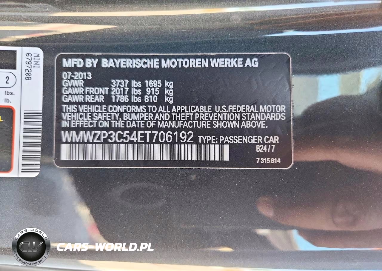 2014 Mini Cooper S VIN:WMWZP3C54ET706192 - 12