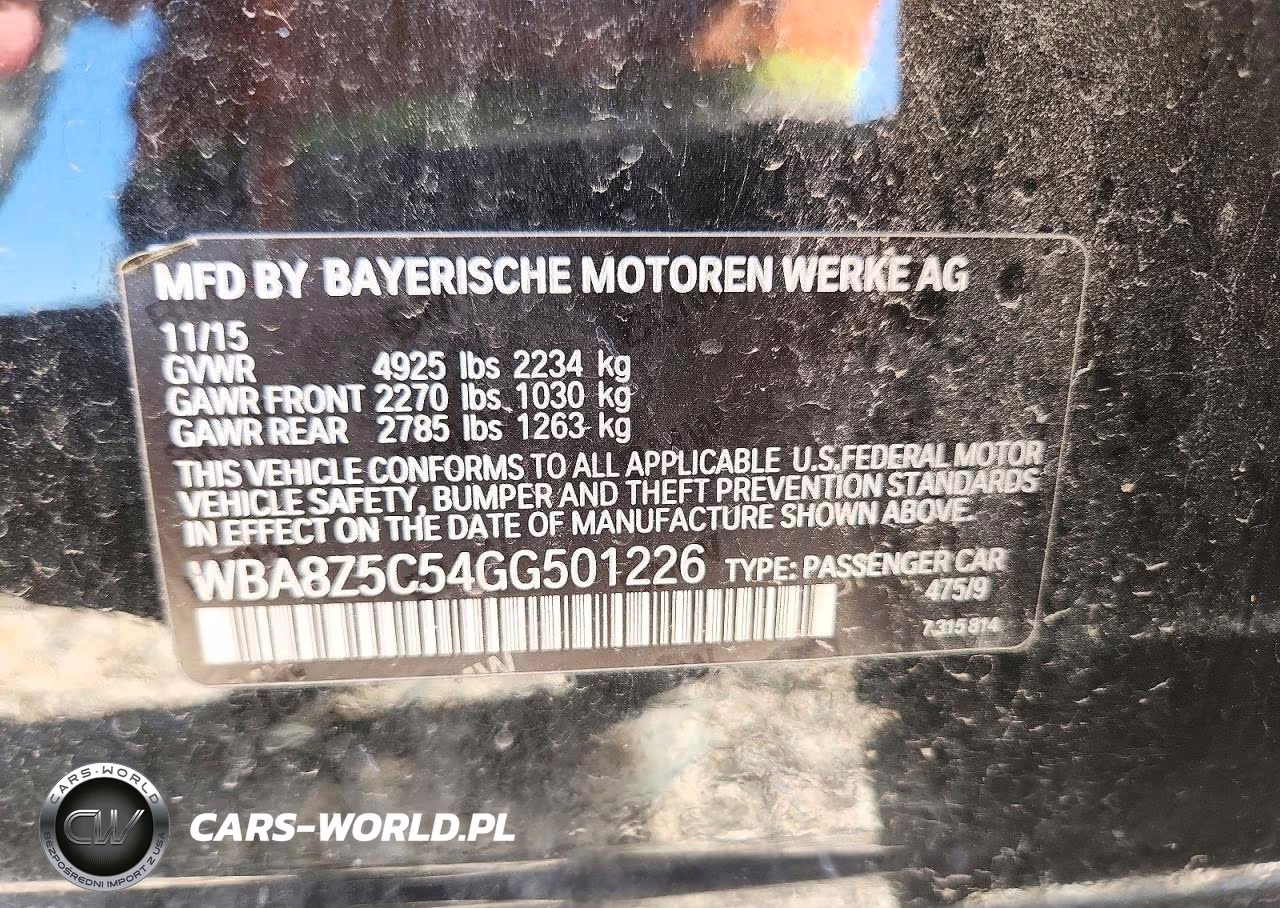 2016 BMW 328 Xigt Sulev VIN:WBA8Z5C54GG501226 - 13