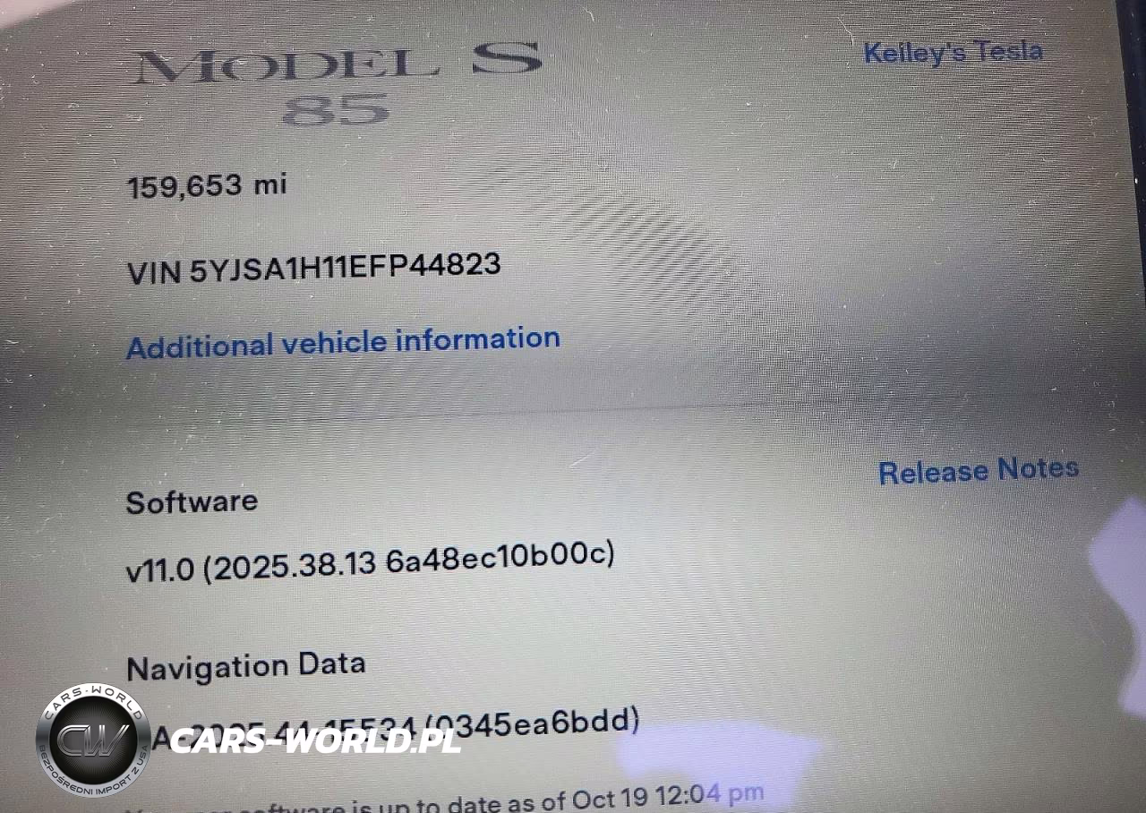 2014 Tesla Model S VIN:5YJSA1H11EFP44823 - 9