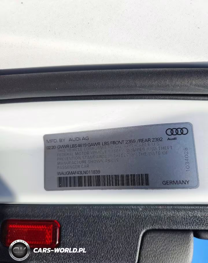 2020 Audi A4 Premium VIN:WAUGMAF43LN011839 - 12