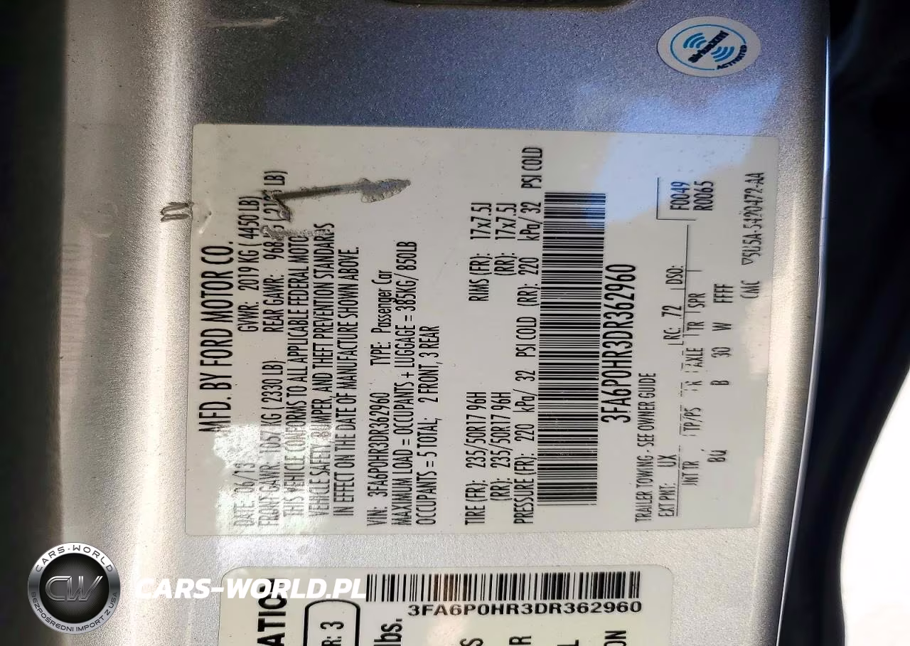 2013 Ford Fusion Se VIN:3FA6P0HR3DR362960 - 12