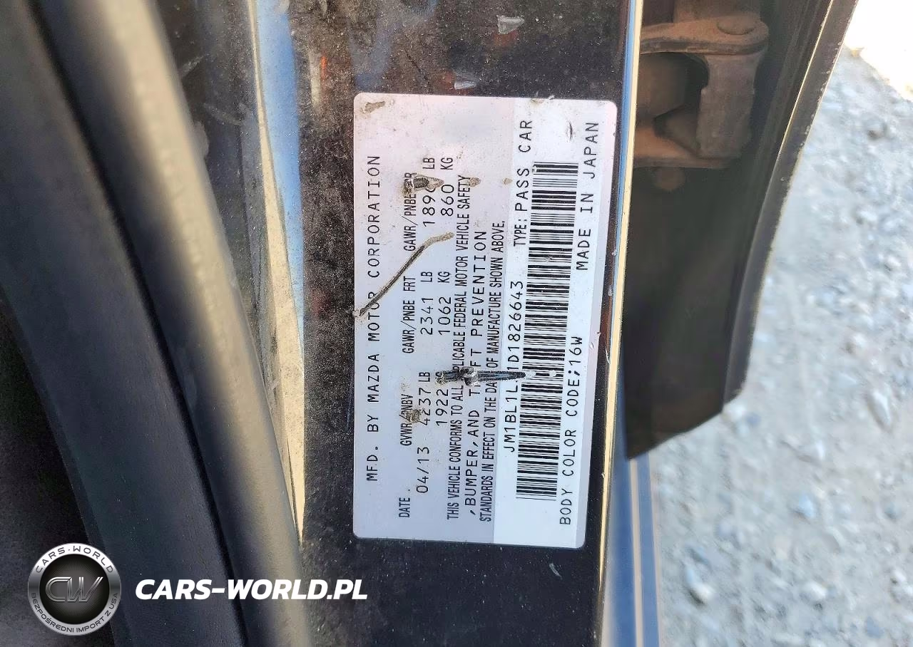 2013 Mazda Speed 3 VIN:JM1BL1L31D1826643 - 13