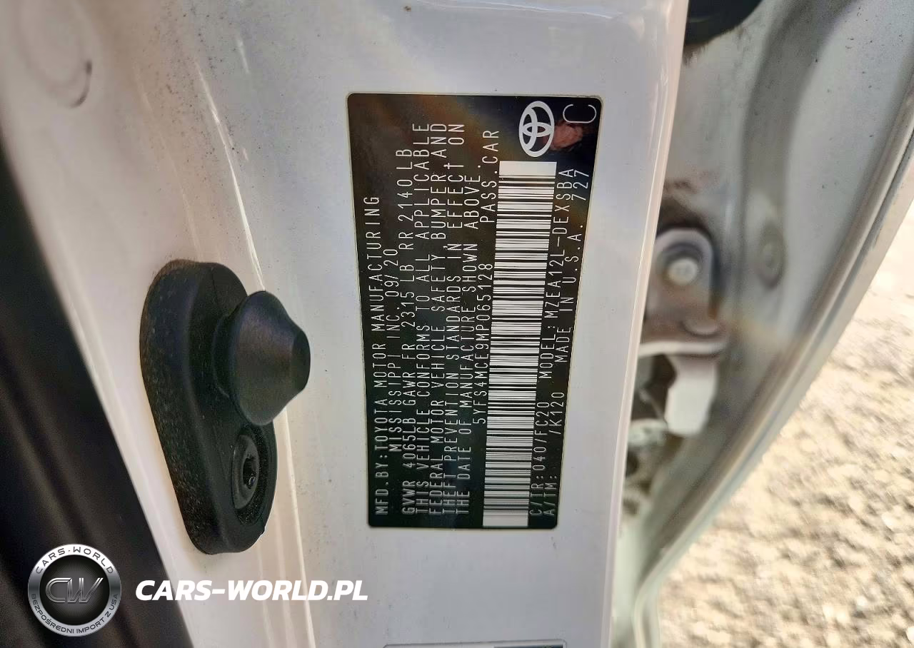 2021 Toyota Corolla Se VIN:5YFS4MCE9MP065128 - 12