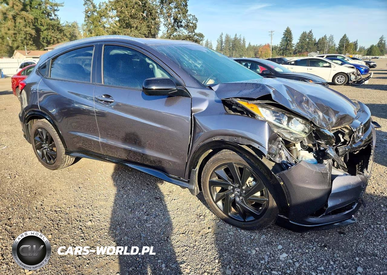 2021 Honda Hr-V Sport VIN:3CZRU6H11MM718357 - 4