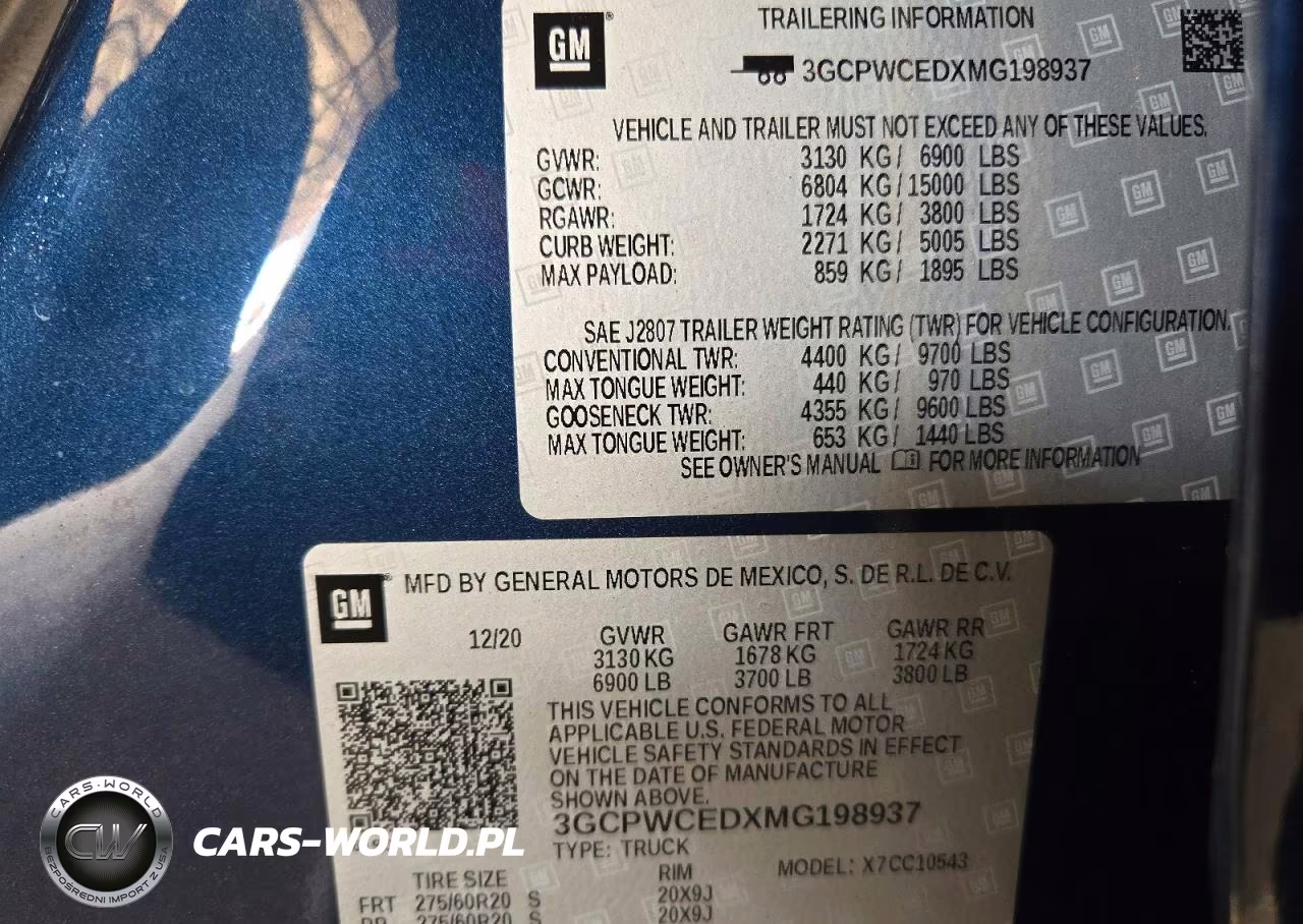 2021 Chevrolet Silverado 1500 2Wd Short Bed Lt VIN:3GCPWCEDXMG198937 - 12