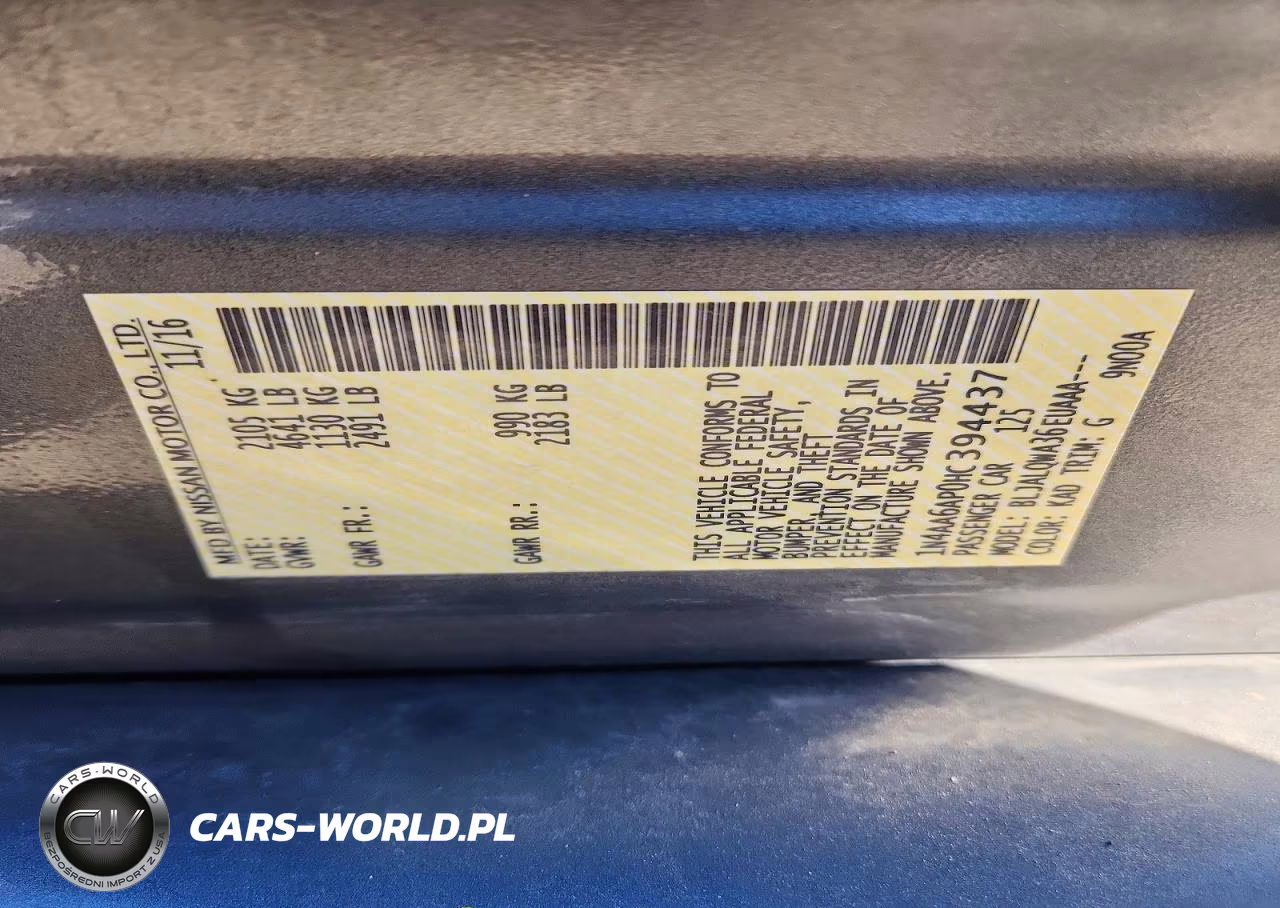 2017 Nissan Maxima 3.5 S VIN:1N4AA6AP0HC394437 - 12