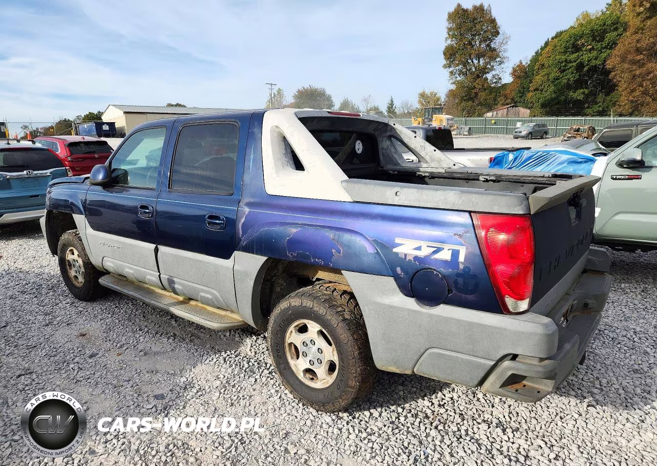 2002 Chevrolet Avalanche K1500 VIN:3GNEK13T02G273330 - 2