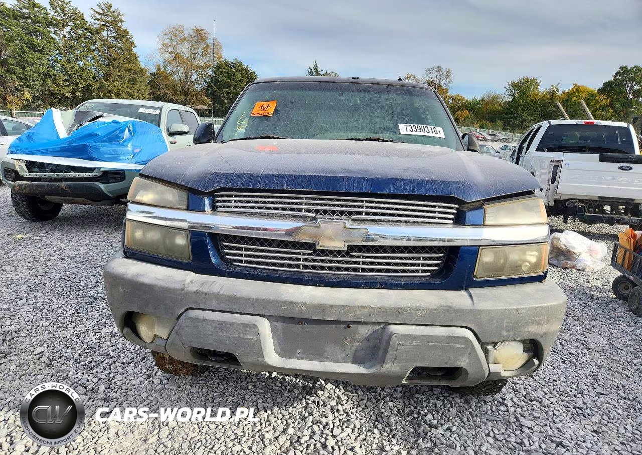 2002 Chevrolet Avalanche K1500 VIN:3GNEK13T02G273330 - 5