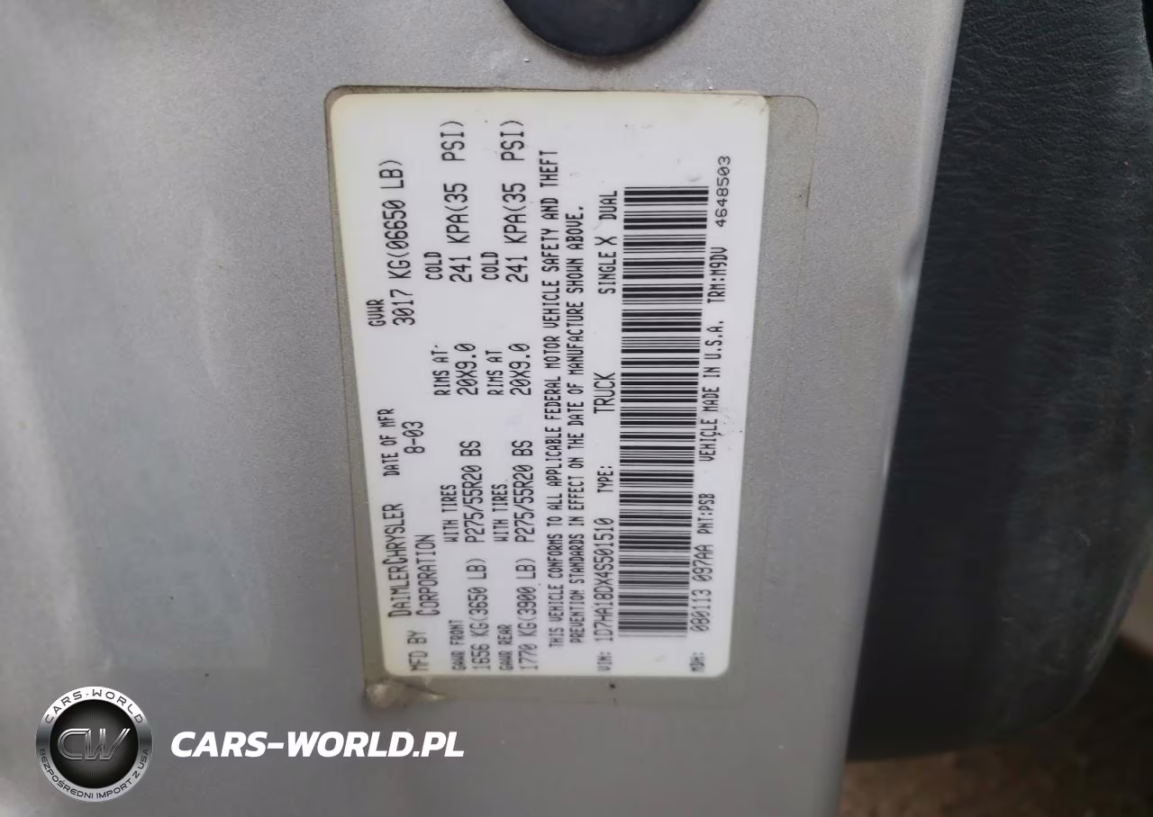 2004 Dodge Ram 1500 St VIN:1D7HA18DX4S501510 - 12