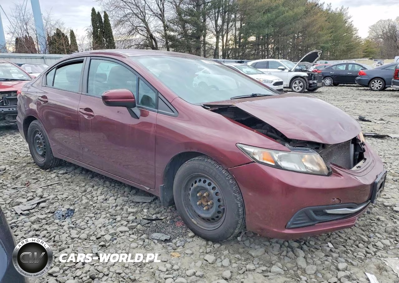 2014 Honda Civic Lx VIN:2HGFB2F42EH042233 - 4