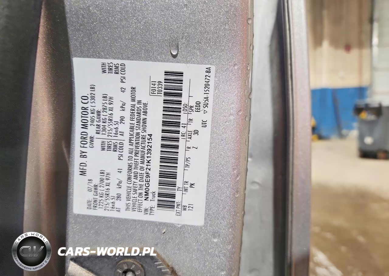 2019 Ford Transit Connect Xlt VIN:NM0GE9F21K1392154 - 13