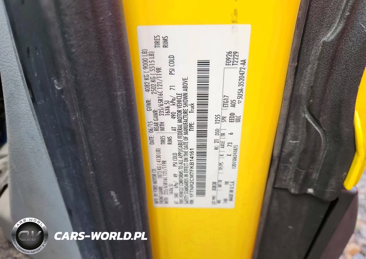2015 Ford Transit 250 Delivery Van VIN:1FTNR2CM7FKB14161 - 12