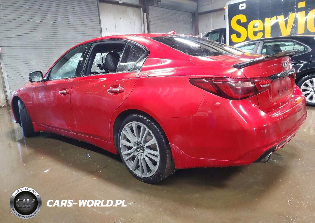 2021 Infinity Q50 Red Sport 400 VIN:JN1FV7DR1MM880043 - 2
