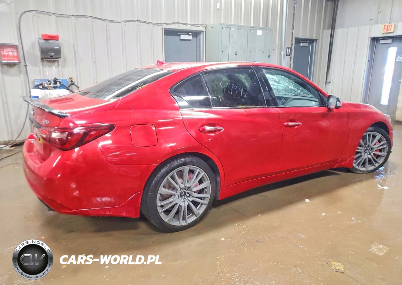 2021 Infinity Q50 Red Sport 400 VIN:JN1FV7DR1MM880043 - 3