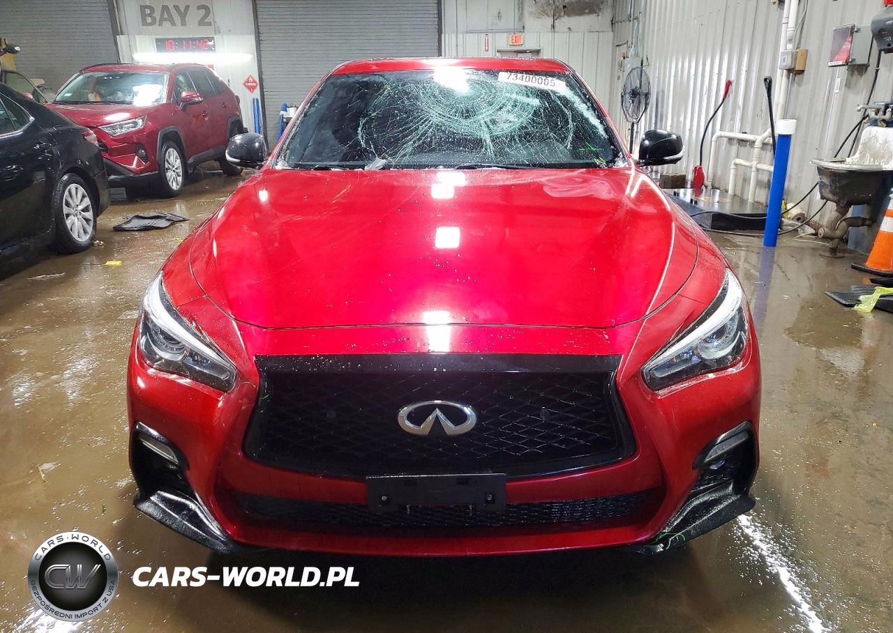 2021 Infinity Q50 Red Sport 400 VIN:JN1FV7DR1MM880043 - 5