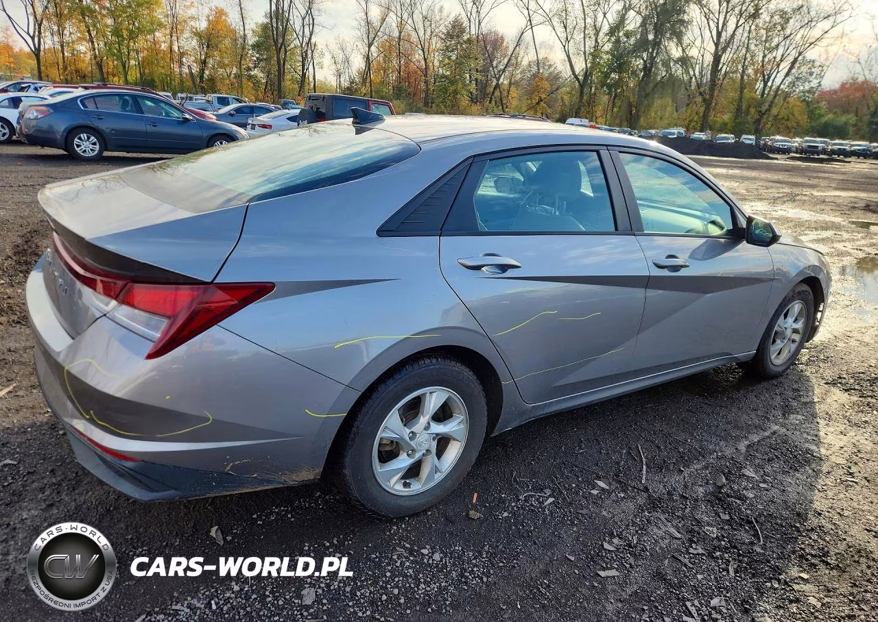 2021 Hyundai Elantra Se VIN:KMHLL4AG2MU200203 - 3