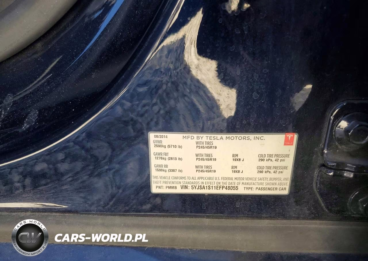 2014 Tesla Model S VIN:5YJSA1S11EFP48055 - 12