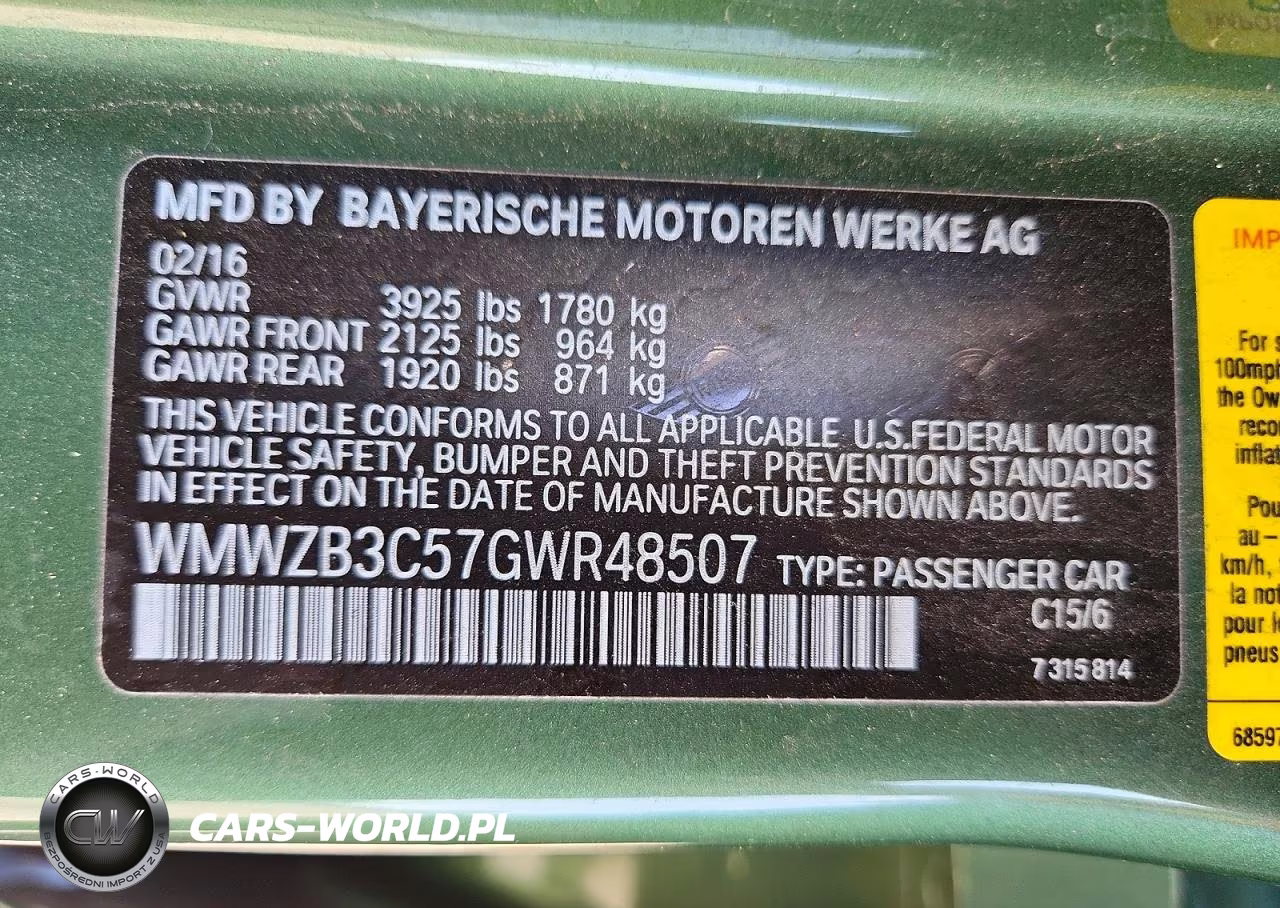 2016 Mini Cooper Countryman VIN:WMWZB3C57GWR48507 - 12