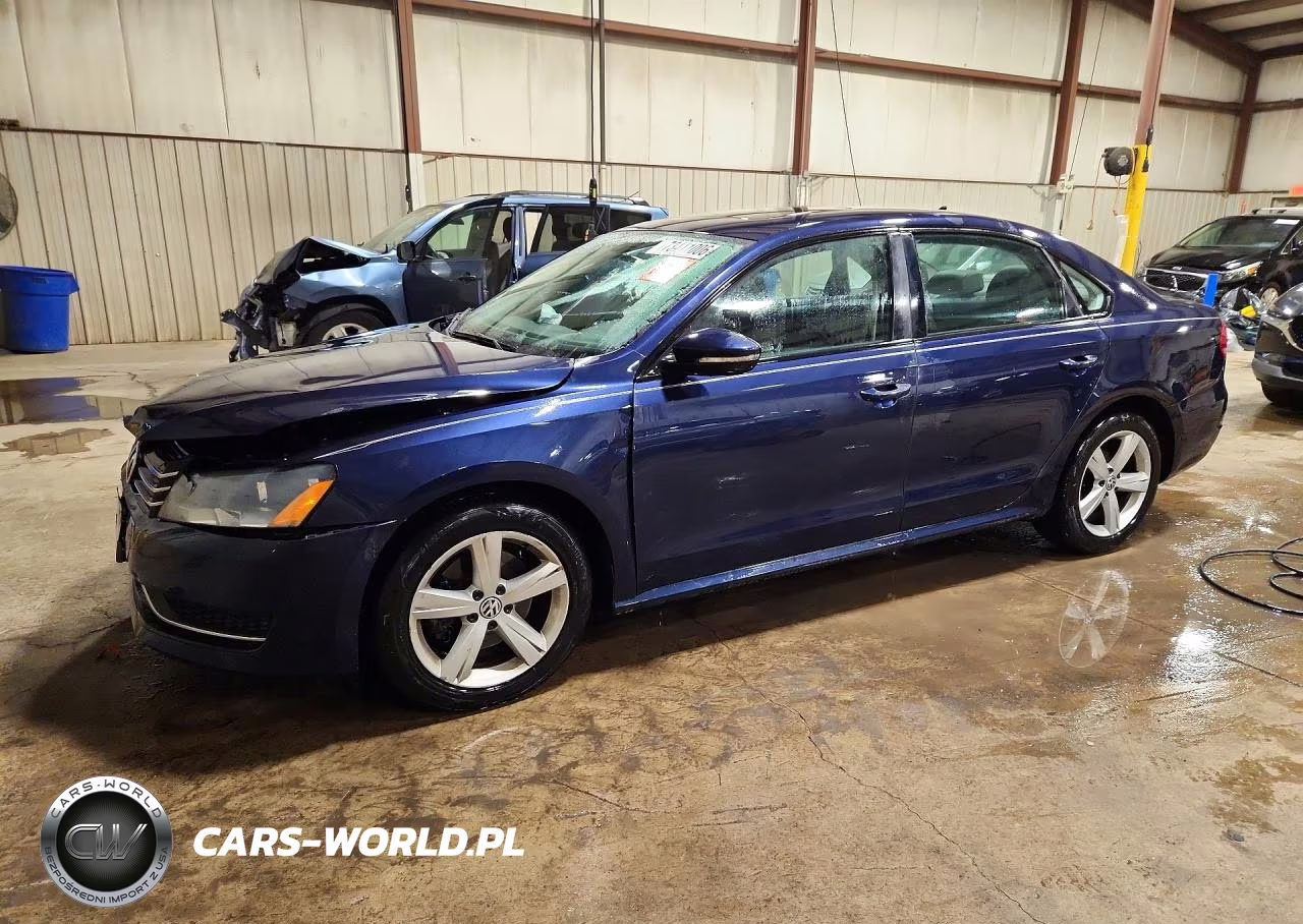 2012 Volkswagen Passat Se VIN:1VWBP7A32CC088183 - 1