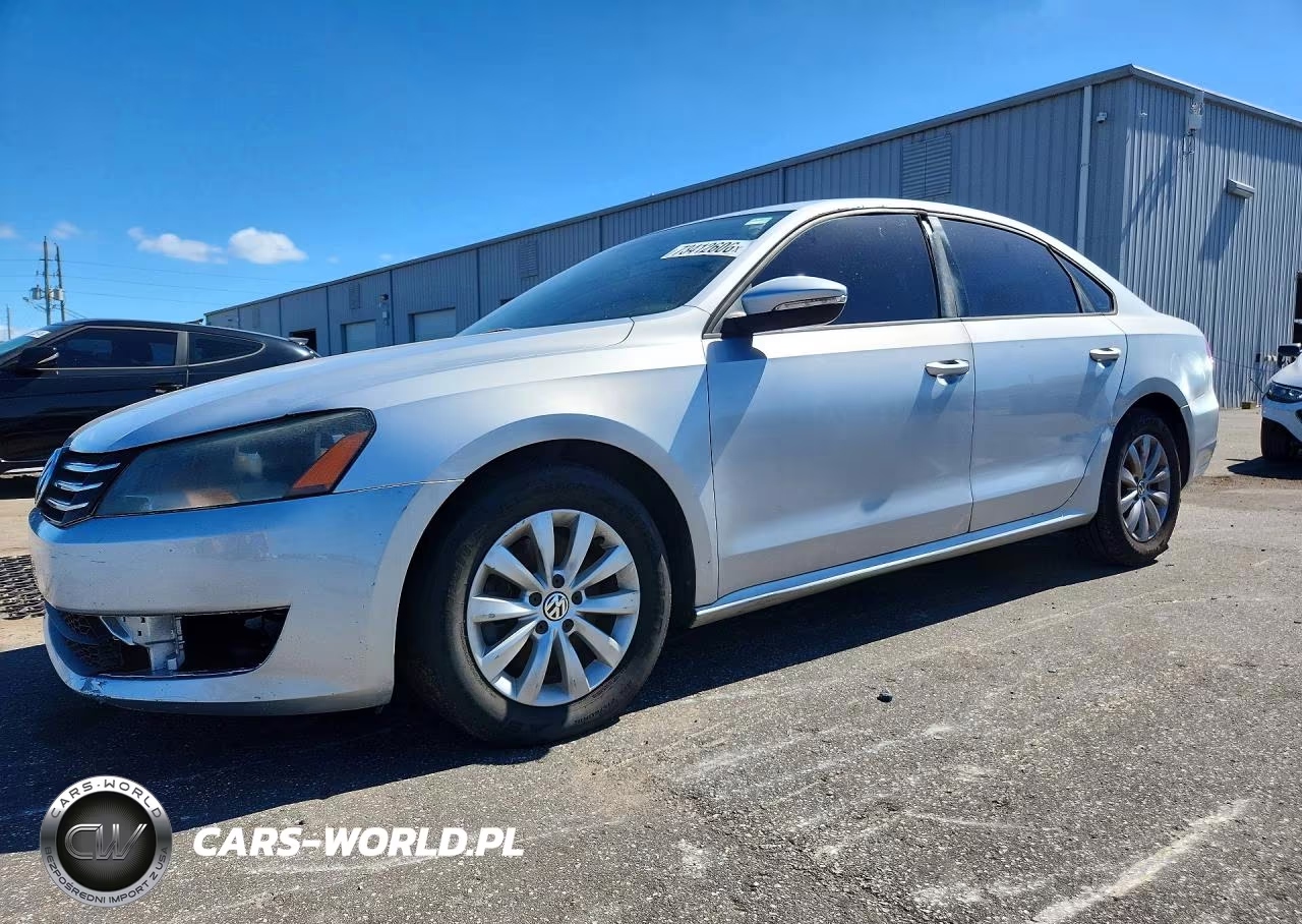 2012 Volkswagen Passat S VIN:1VWAP7A38CC063722 - 1