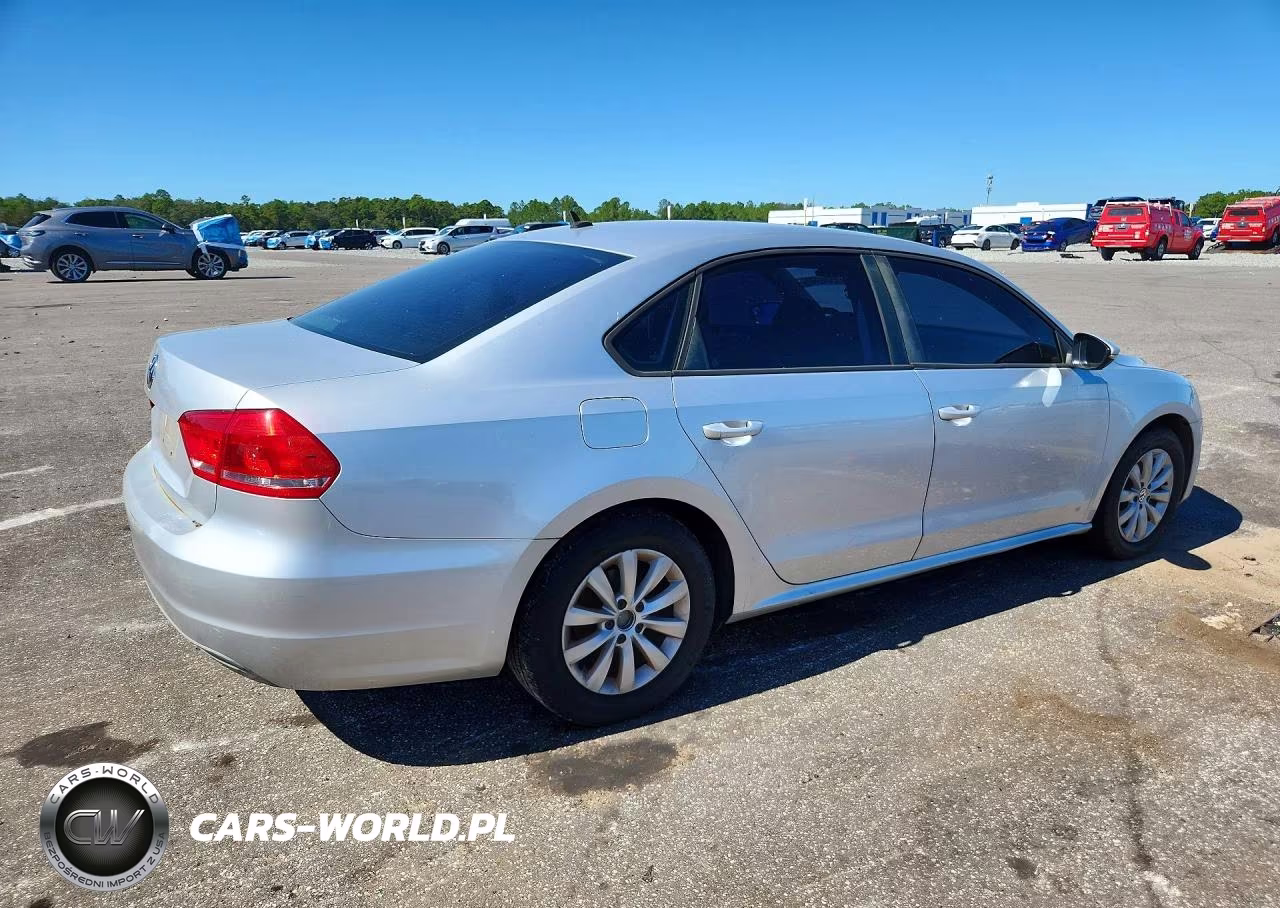 2012 Volkswagen Passat S VIN:1VWAP7A38CC063722 - 3
