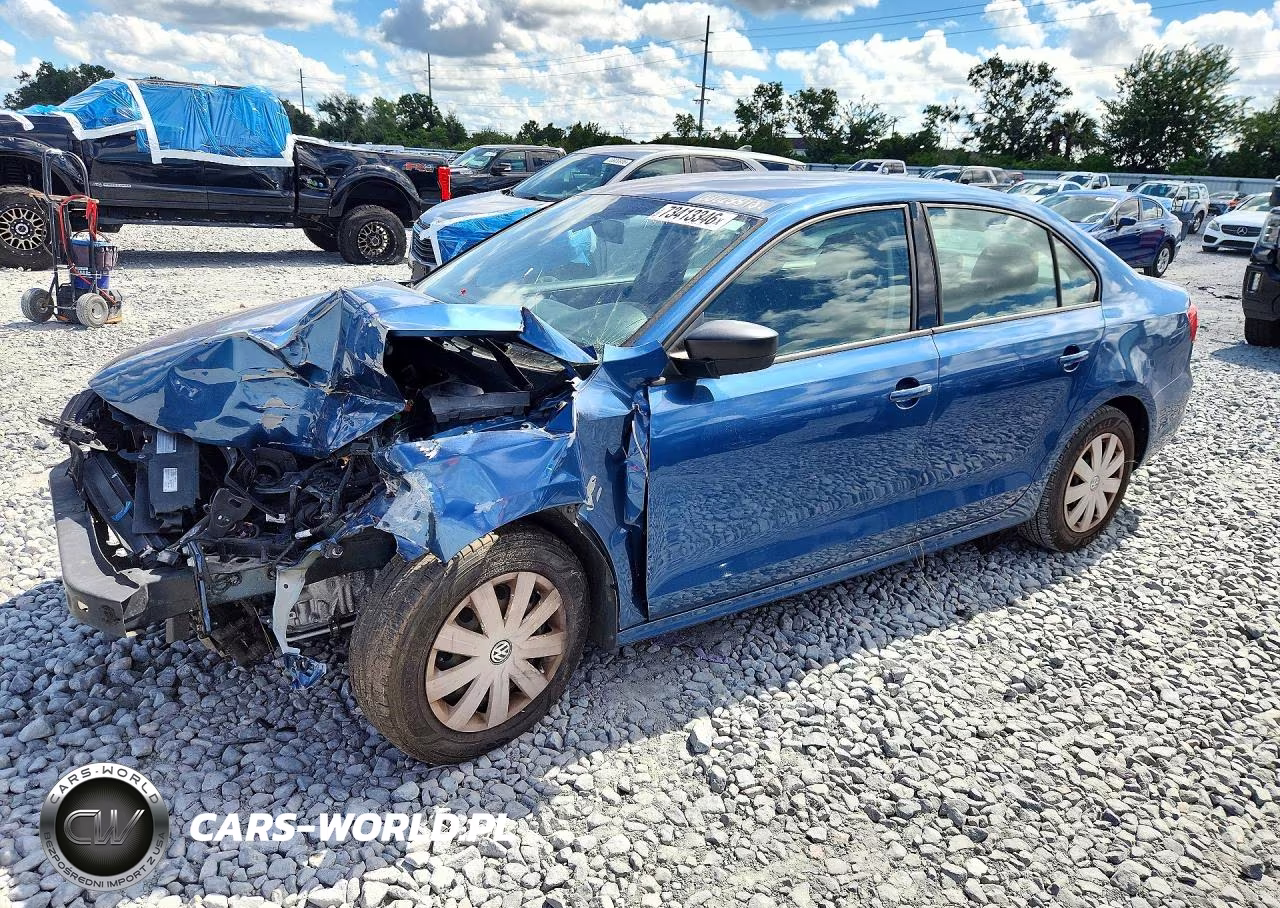 2015 Volkswagen Jetta Base VIN:3VW2K7AJ4FM281001 - 1