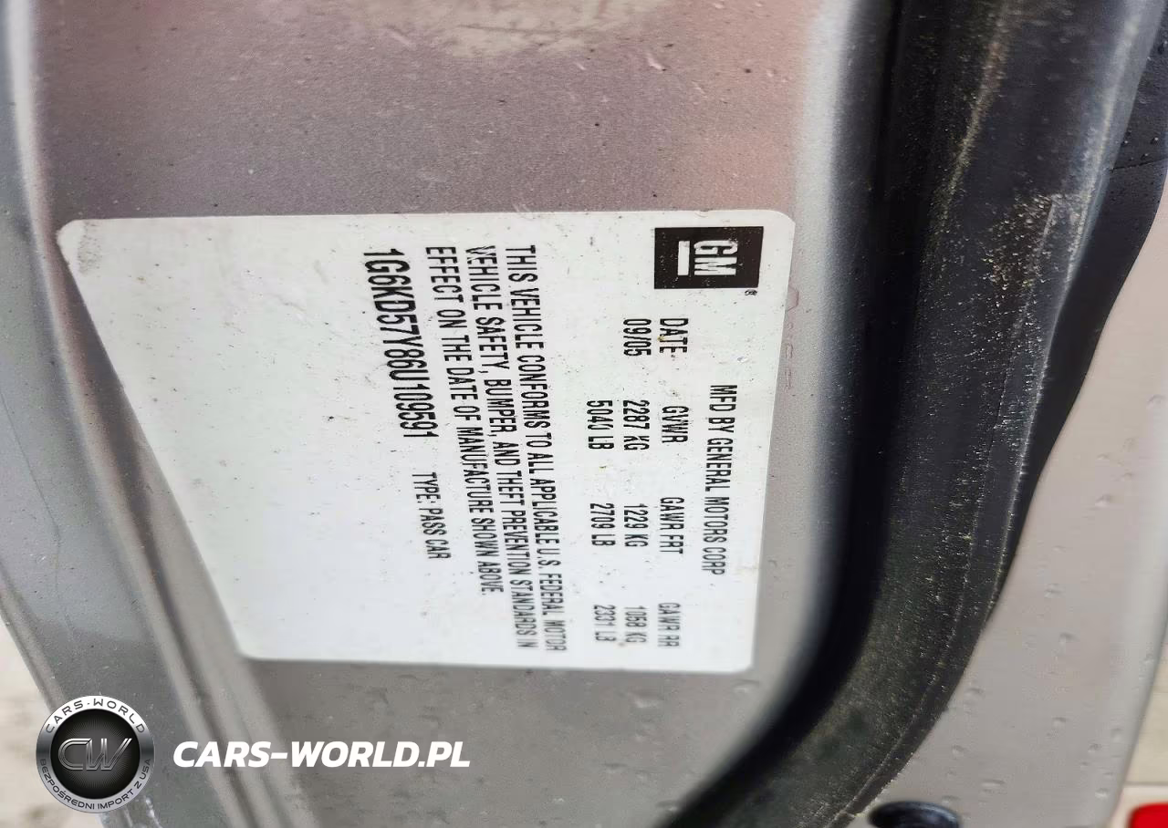 2006 Cadillac Dts VIN:1G6KD57Y86U109591 - 12