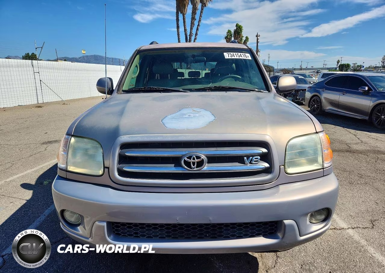 2002 Toyota Sequoia Limited VIN:5TDZT38A62S074407 - 5