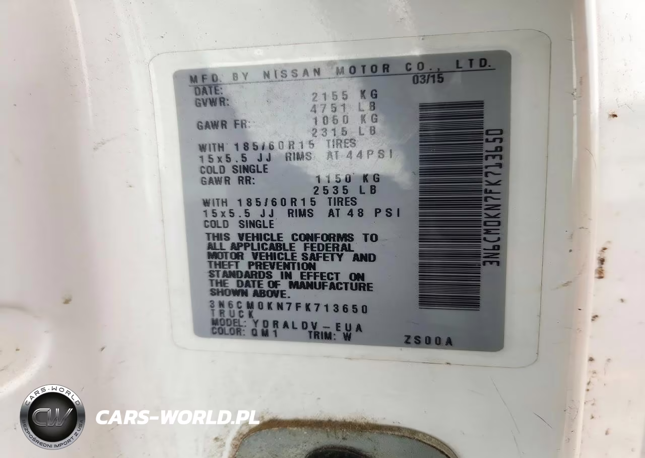 2015 Nissan Nv200 VIN:3N6CM0KN7FK713650 - 13