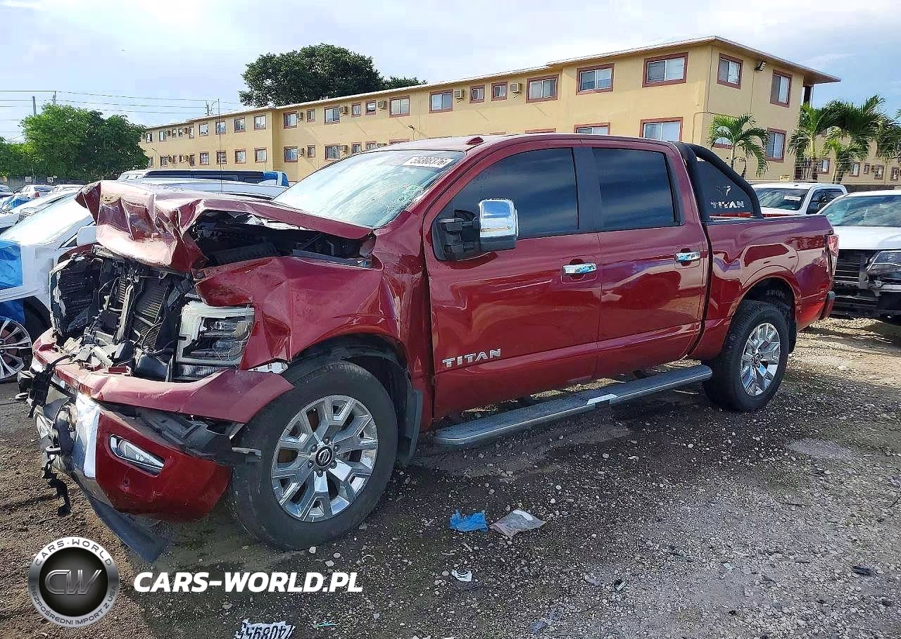 2021 Nissan Titan Sv VIN:1N6AA1ED6MN501256 - 1