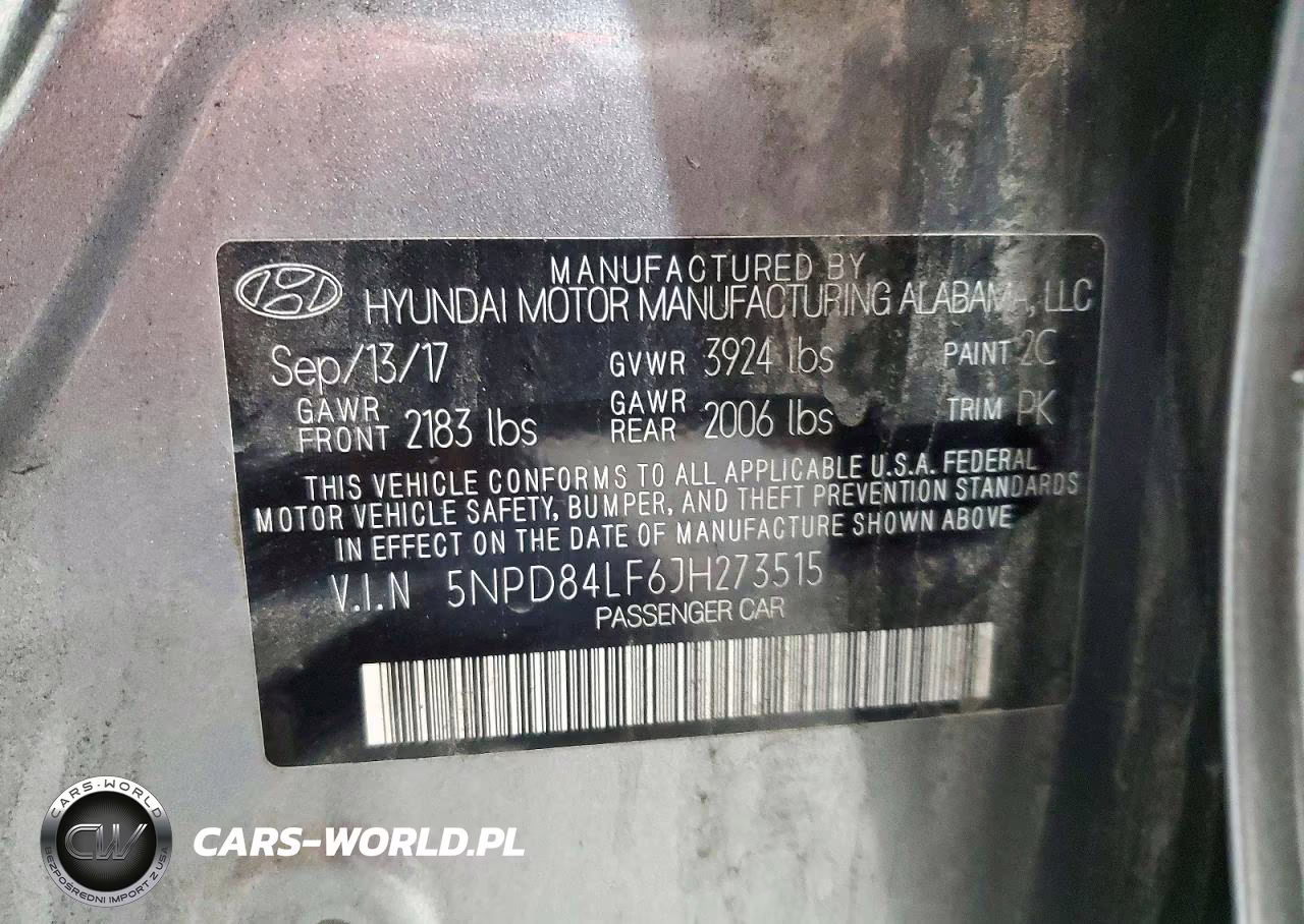 2018 Hyundai Elantra Value Edition VIN:5NPD84LF6JH273515 - 12