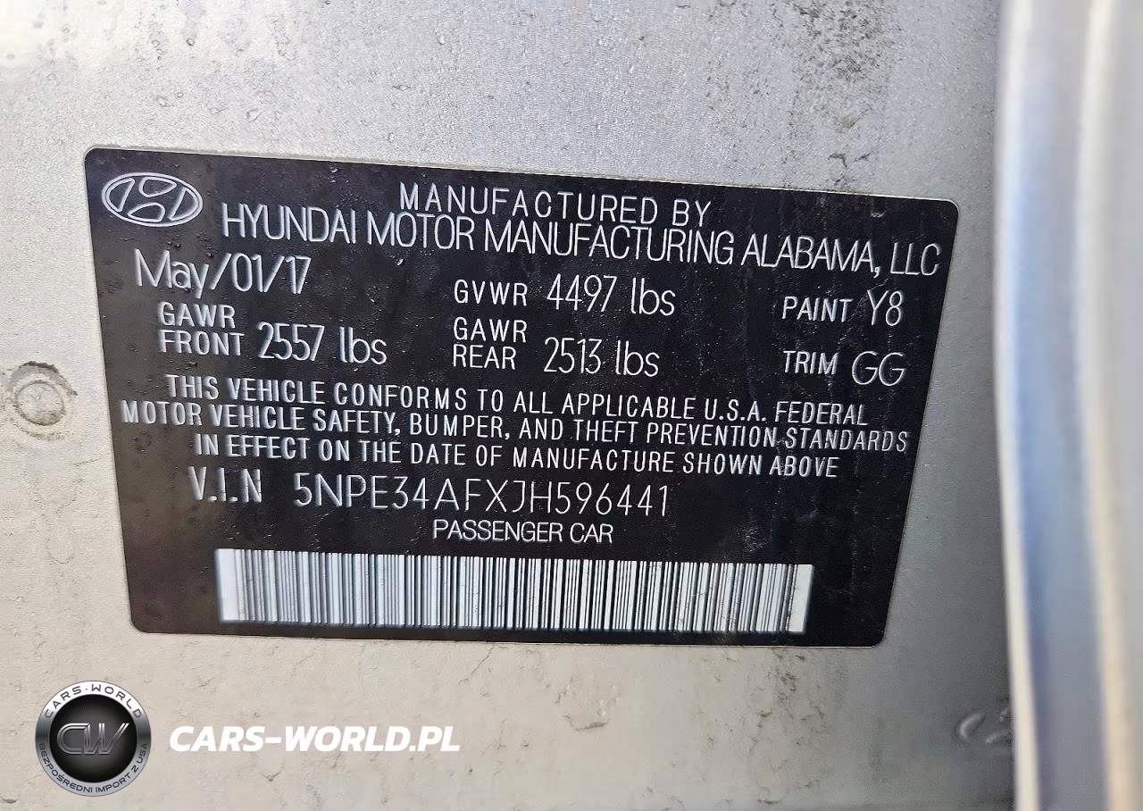 2018 Hyundai Sonata Sel VIN:5NPE34AFXJH596441 - 12