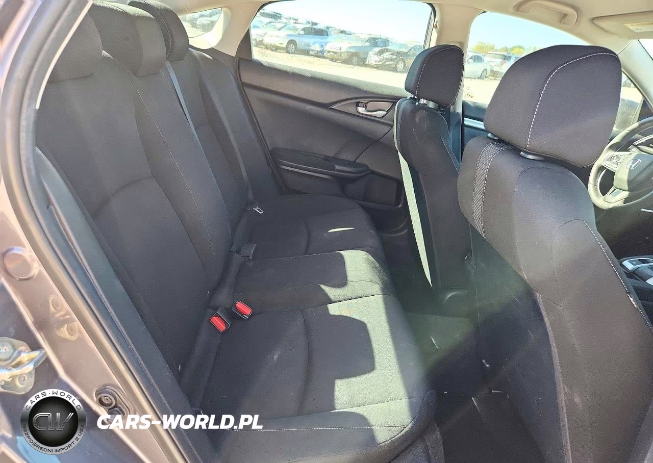 2019 Honda Civic Lx VIN:19XFC2F63KE008225 - 10