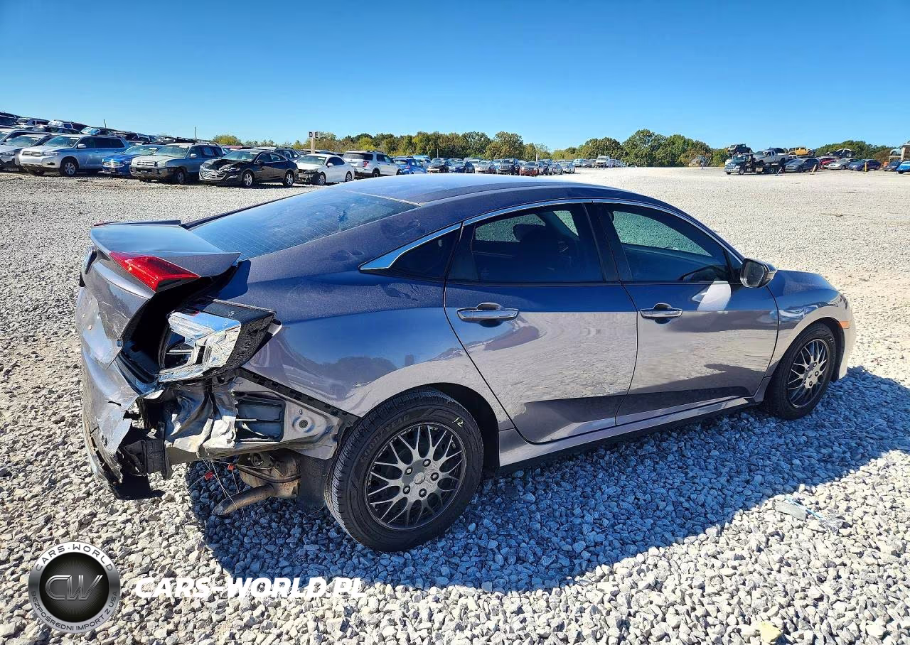2019 Honda Civic Lx VIN:19XFC2F63KE008225 - 3