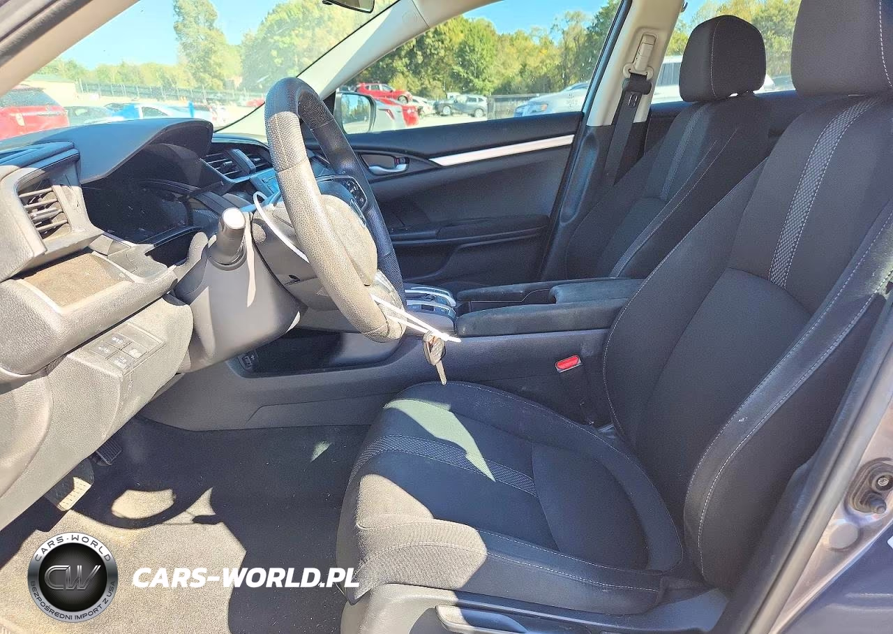2019 Honda Civic Lx VIN:19XFC2F63KE008225 - 7