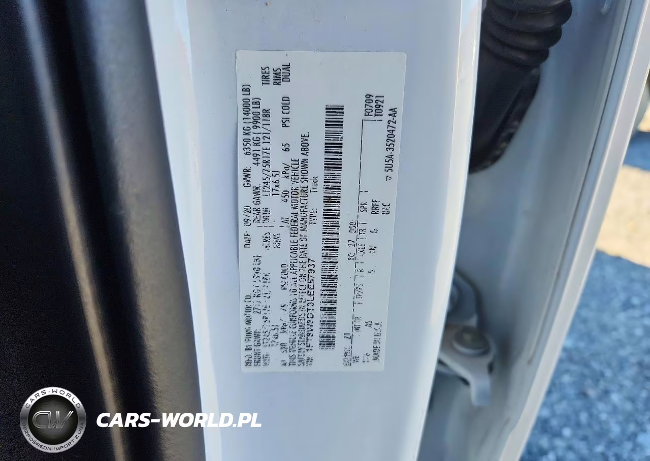 2020 Ford F350 Super Duty VIN:1FT8W3DT9LEE57937 - 13