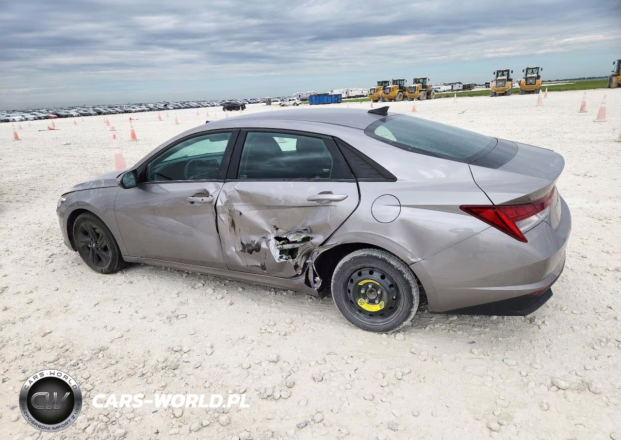 2023 Hyundai Elantra Blue VIN:KMHLM4AJ4PU041536 - 2