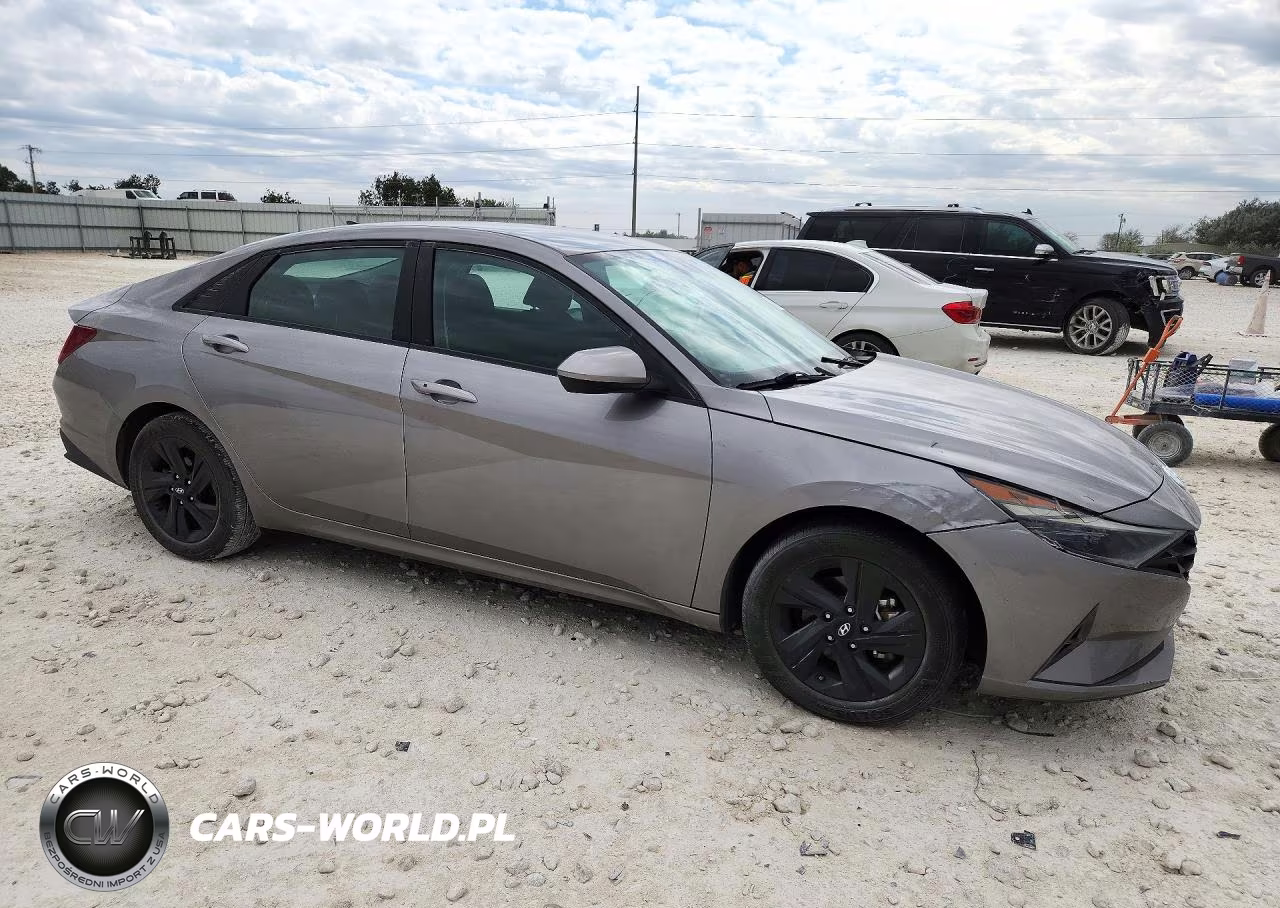 2023 Hyundai Elantra Blue VIN:KMHLM4AJ4PU041536 - 4