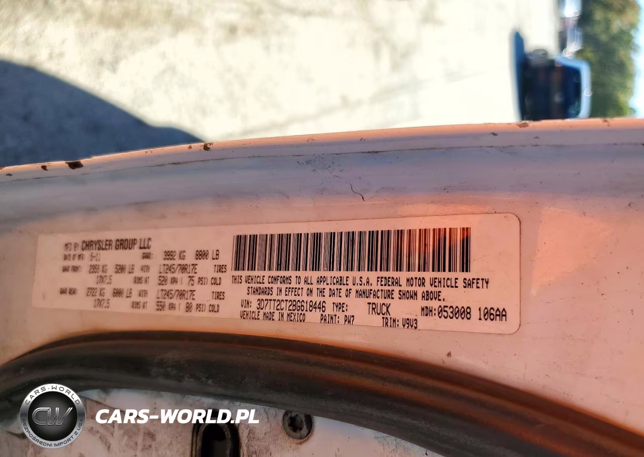 2011 Dodge Ram 2500 VIN:3D7TT2CT2BG618446 - 12