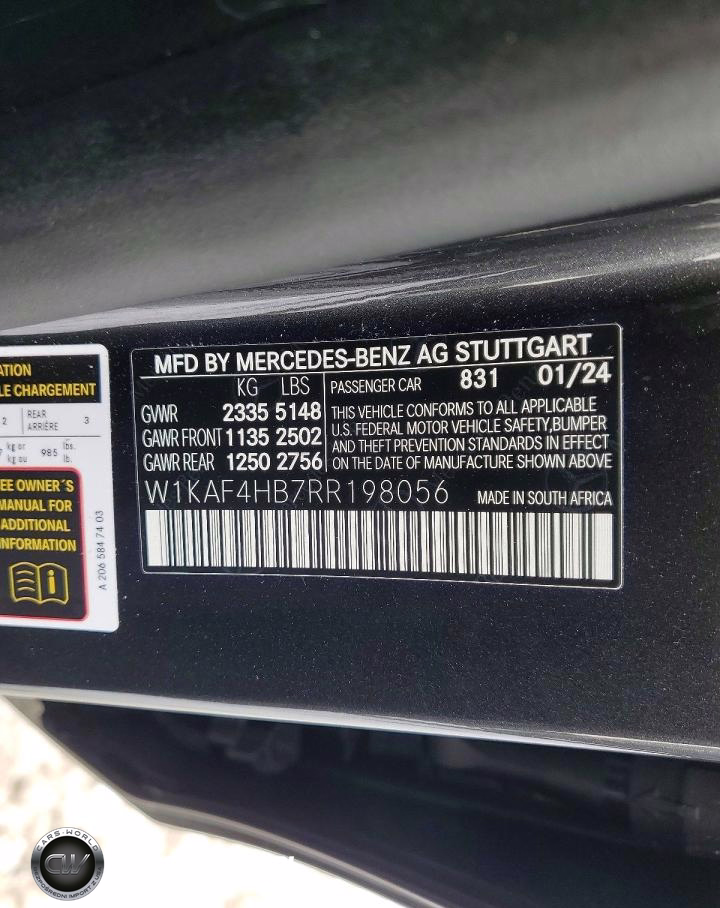 2024 Mercedes-Benz C 300 4Matic VIN:W1KAF4HB7RR198056 - 12