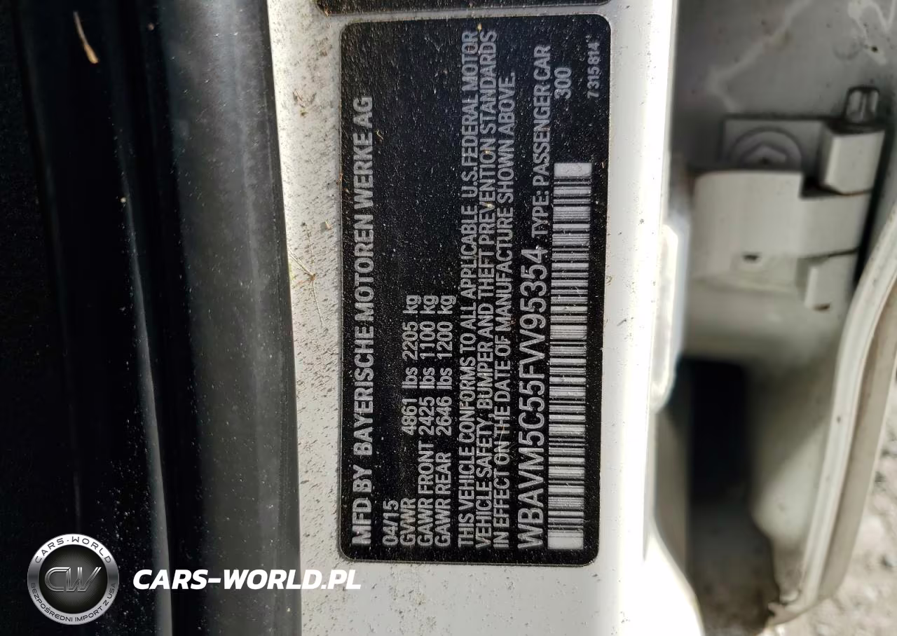 2015 BMW X1 xDrive35I VIN:WBAVM5C55FVV95354 - 13