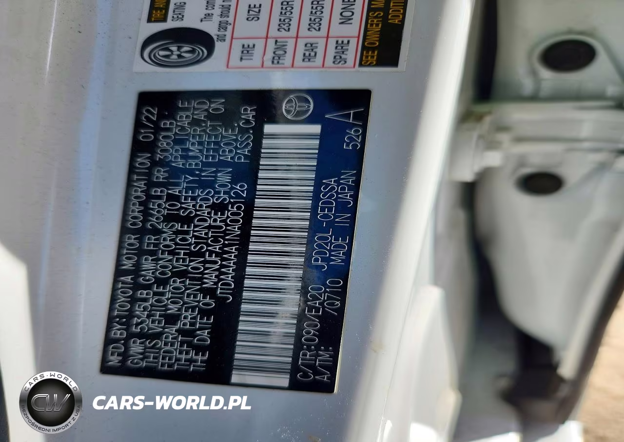 2022 Toyota Mirai Xle VIN:JTDAAAAA1NA005126 - 12