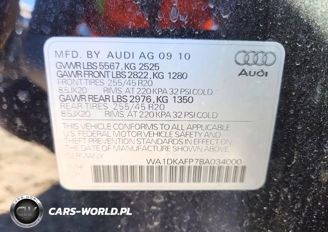 2011 Audi Q5 Premium Plus VIN:WA1DKAFP7BA034000 - 13