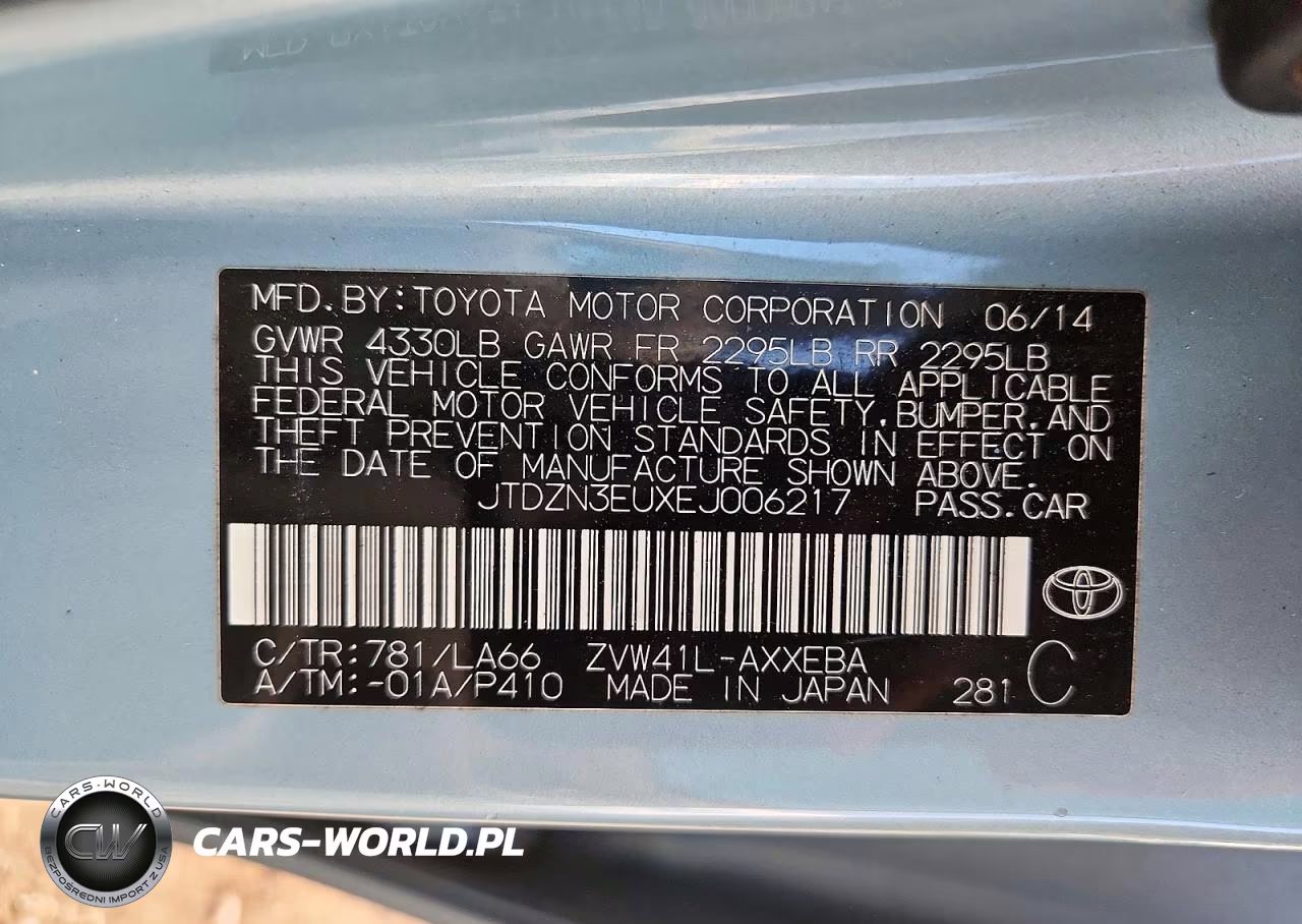 2014 Toyota Prius V Five VIN:JTDZN3EUXEJ006217 - 12