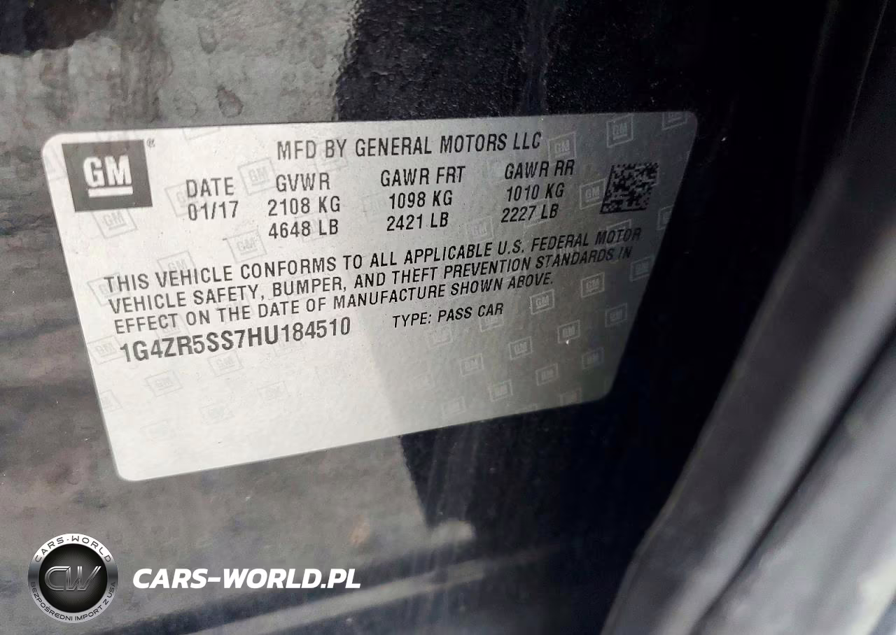 2017 Buick Lacrosse Premium VIN:1G4ZR5SS7HU184510 - 12