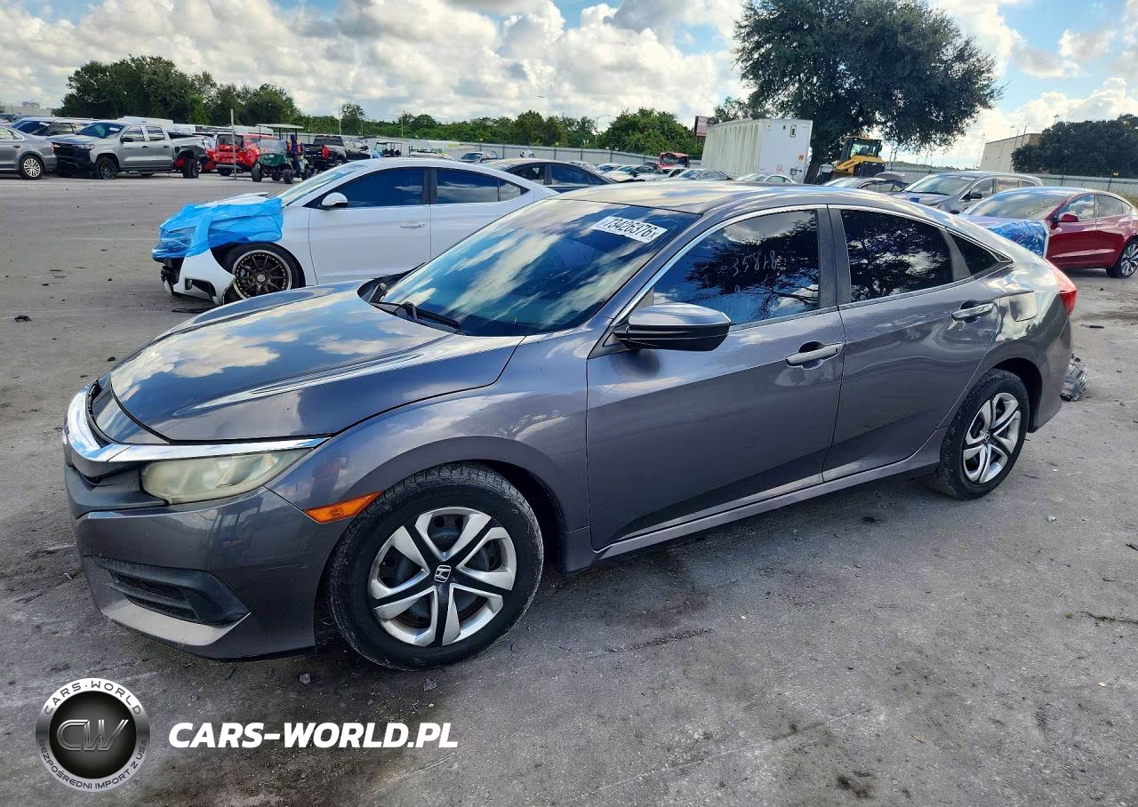 2016 Honda Civic Lx VIN:19XFC2F55GE081661 - 1