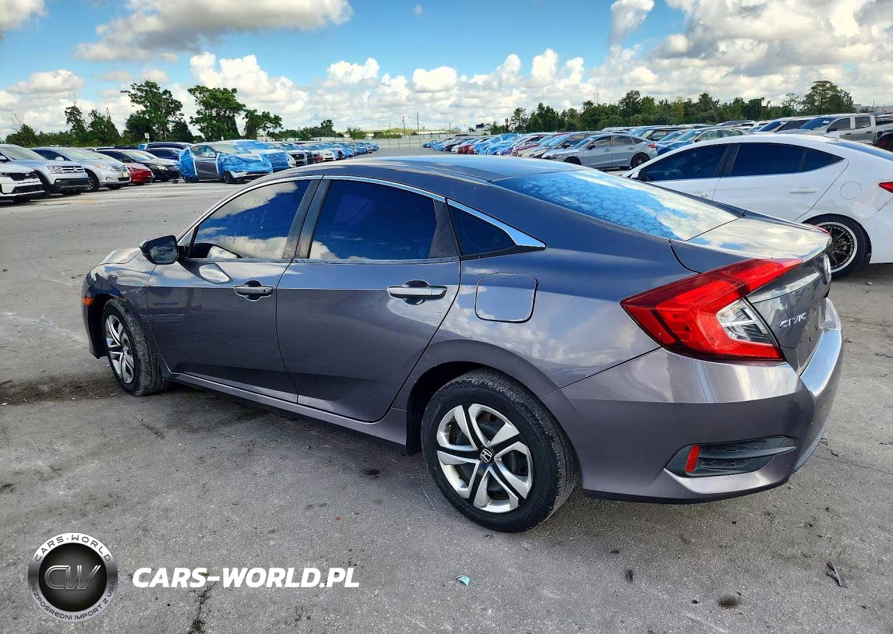 2016 Honda Civic Lx VIN:19XFC2F55GE081661 - 2