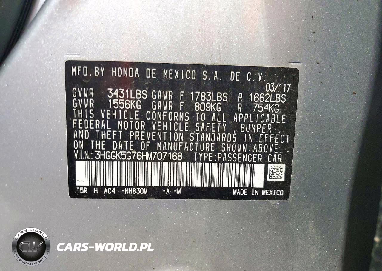 2017 Honda Fit Ex VIN:3HGGK5G76HM707168 - 12